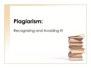 Plagiarism: