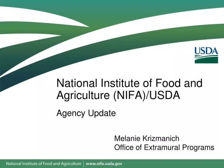 national institute of food and agriculture nifa usda