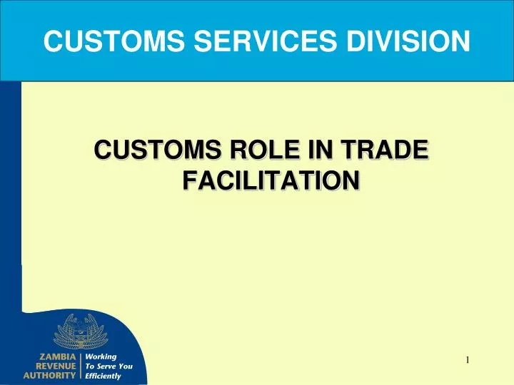 customs services division
