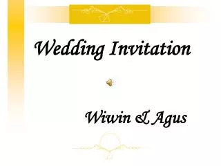 wedding invitation