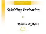 Wedding Invitation - slide 1