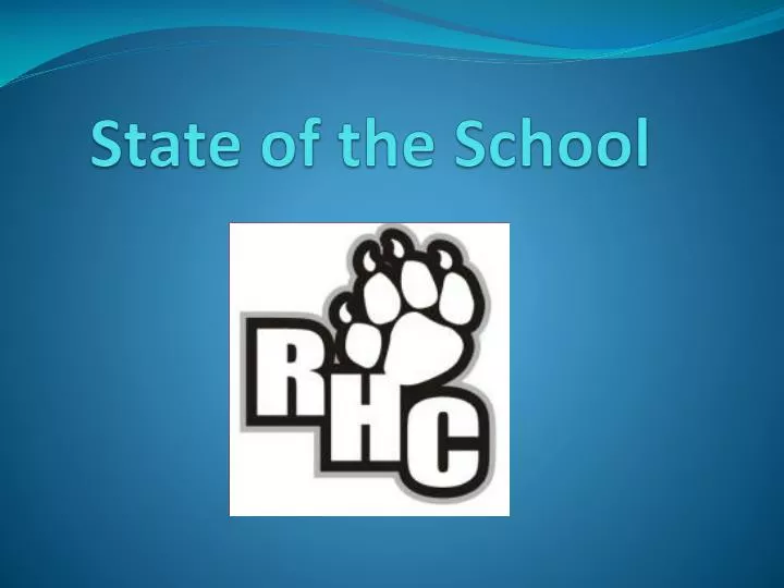 state of the school