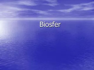 biosfer