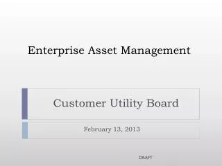 Enterprise Asset Management