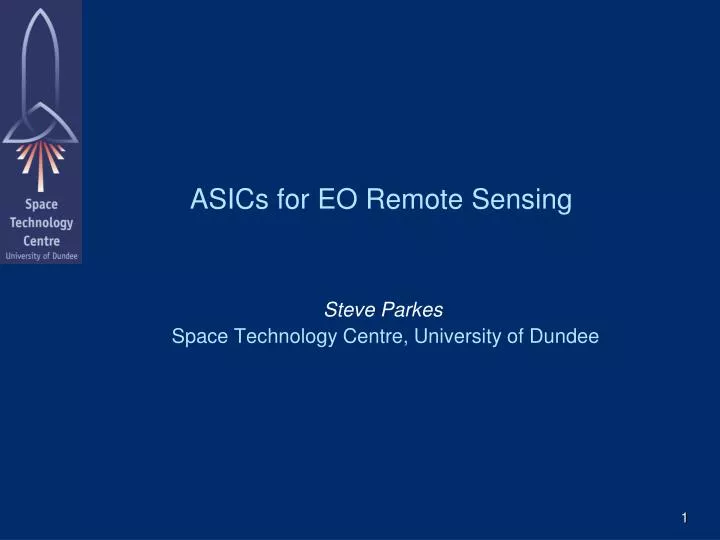 asics for eo remote sensing
