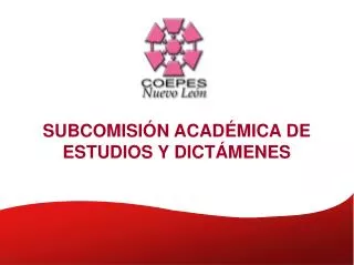 subcomisi n acad mica de estudios y dict menes