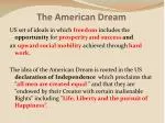 The American Dream - slide 1