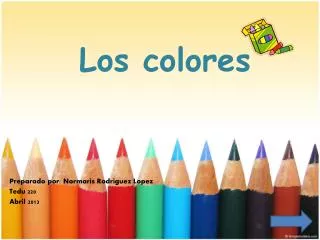 los colores