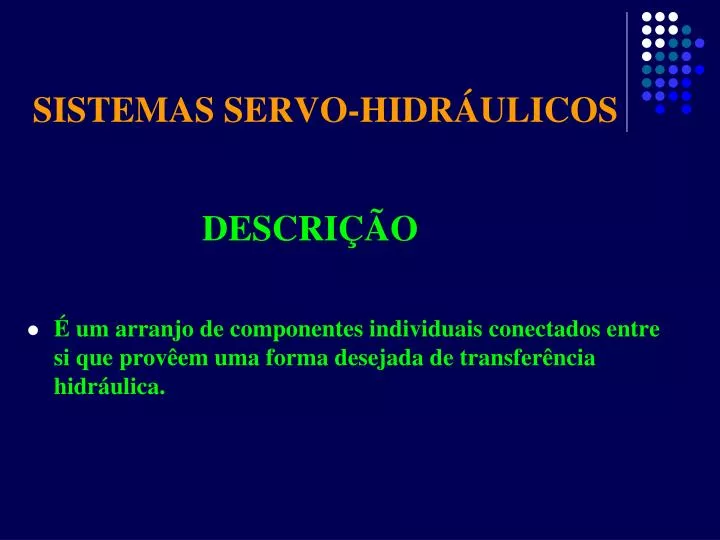 sistemas servo hidr ulicos