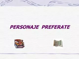 personaje preferate