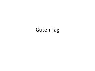 guten tag