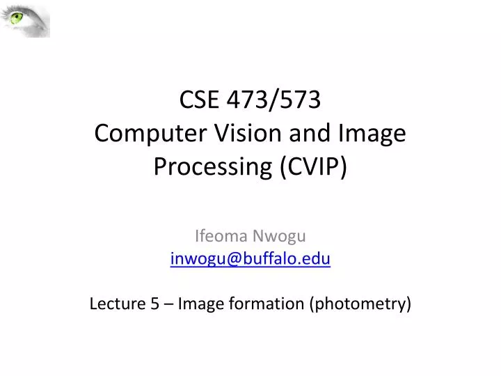 cse 473 573 computer vision and image processing cvip