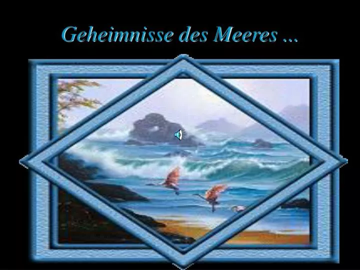 geheimnisse des meeres