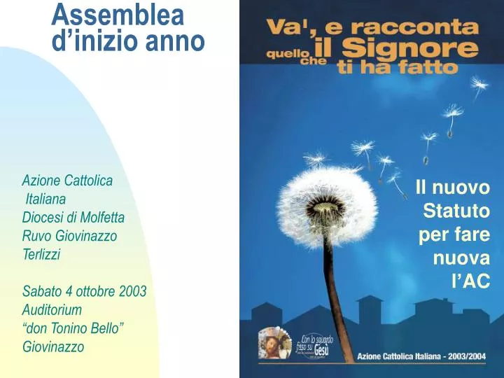 assemblea d inizio anno