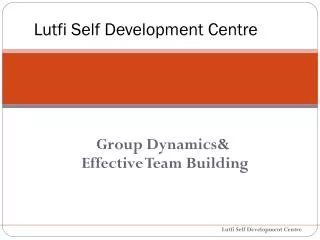 Lutfi Self Development Centre