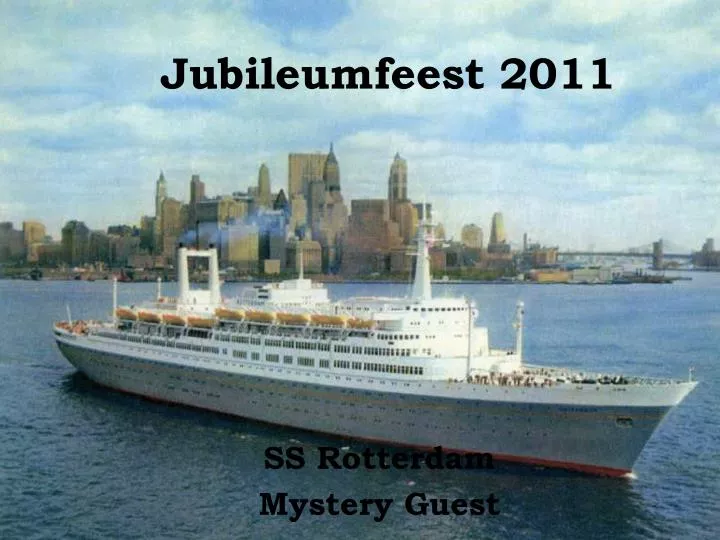 jubileumfeest 2011