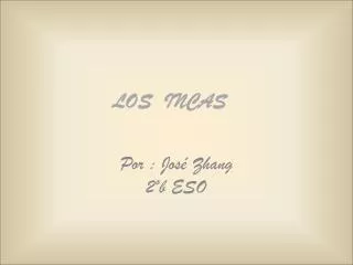 los incas