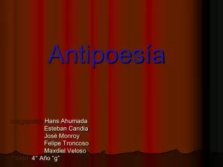 antipoes a