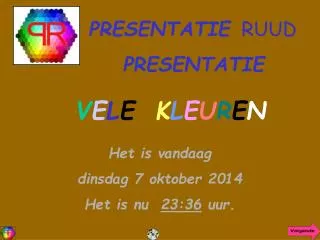 presentatie ruud