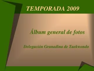 temporada 2009