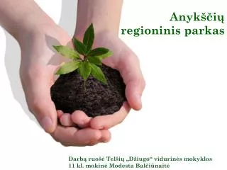 anyk i regioninis park as
