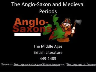 the anglo saxon and medieval periods