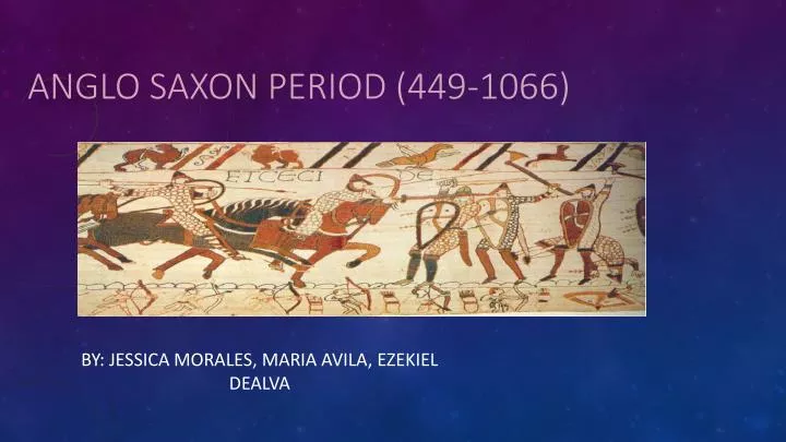 anglo saxon period 449 1066