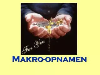 makro opnamen