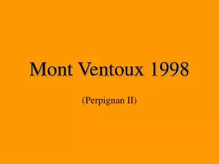 mont ventoux 1998