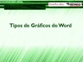 tipos de gr ficos do word