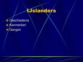 ijslanders