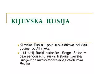 kijevska rusija