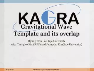 Gravitational Wave Template and its overlap