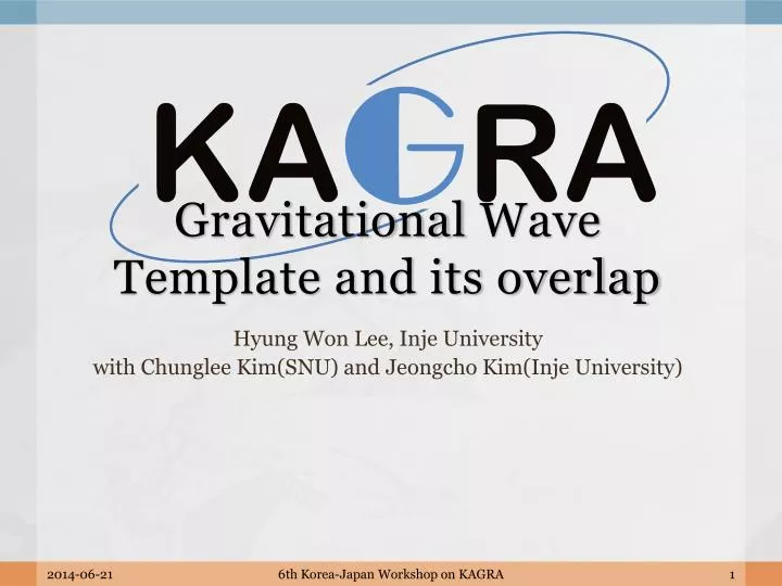 gravitational wave template and its overlap