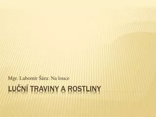 mgr lubom r ra na louce