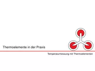 thermoelemente in der praxis