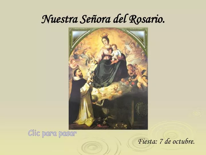 nuestra se ora del rosario