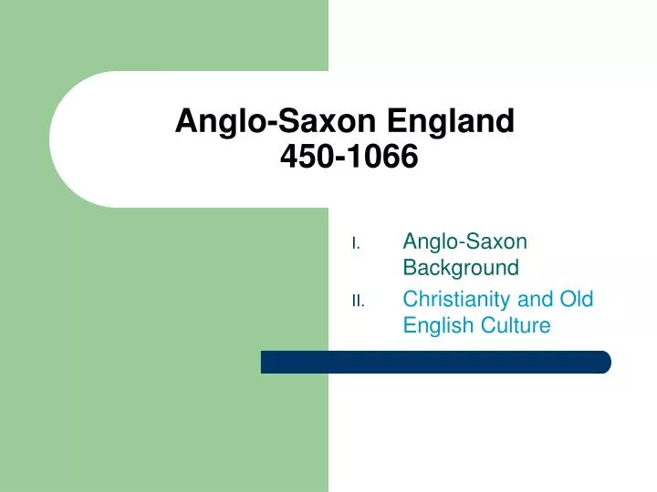 anglo saxon england 450 1066