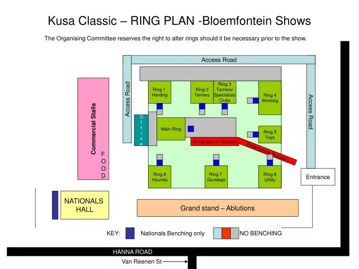 kusa classic ring plan bloemfontein shows