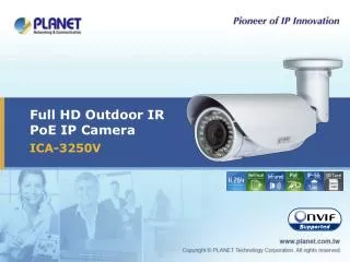 Full HD Outdoor IR PoE IP Camera