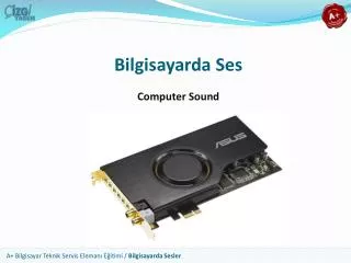 bilgisayarda ses