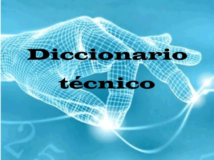 diccionario t cnico