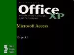 Microsoft Access - slide 1