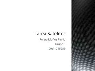 tarea satelites
