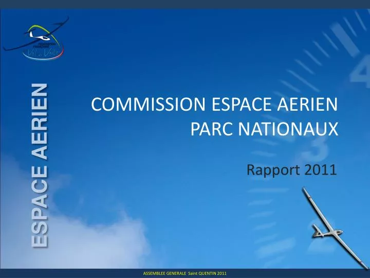 commission espace aerien parc nationaux