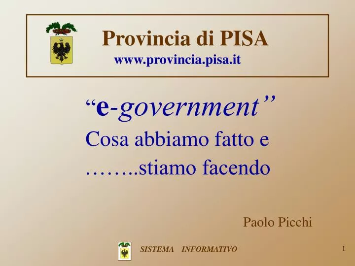 provincia di pisa www provincia pisa it