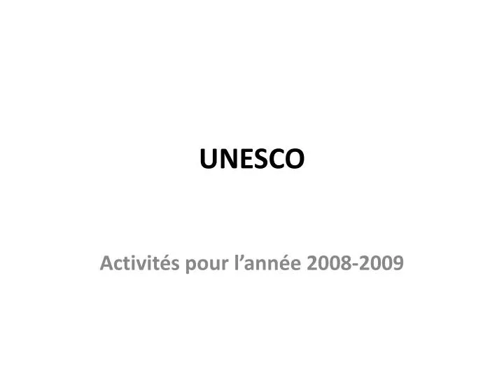 unesco