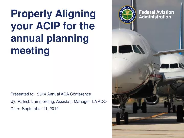 properly aligning your acip for the annual planning meeting