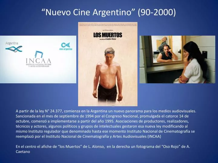 nuevo cine argentino 90 2000