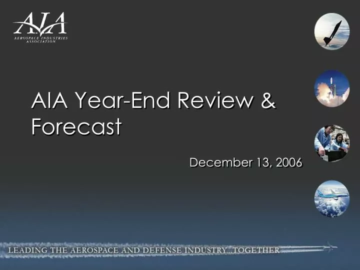 aia year end review forecast